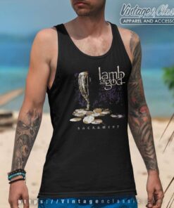 Lamb Of God Shirt Album Sacrament Tank Top Racerback