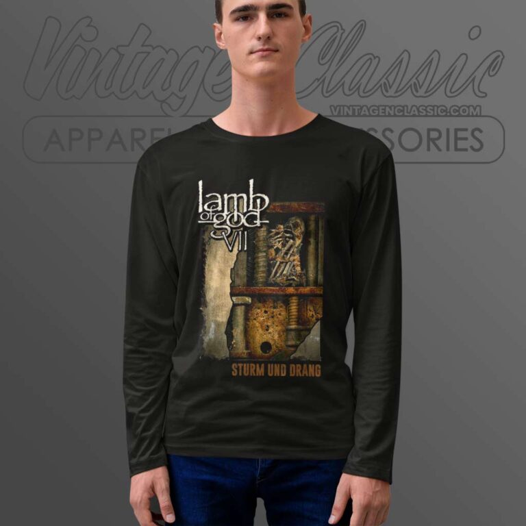 Lamb Of God Shirt Album Sturm Und Drang Long Sleeve Tee Lamb Of God Shirt Album Sturm Und Drang Long Sleeve Tee