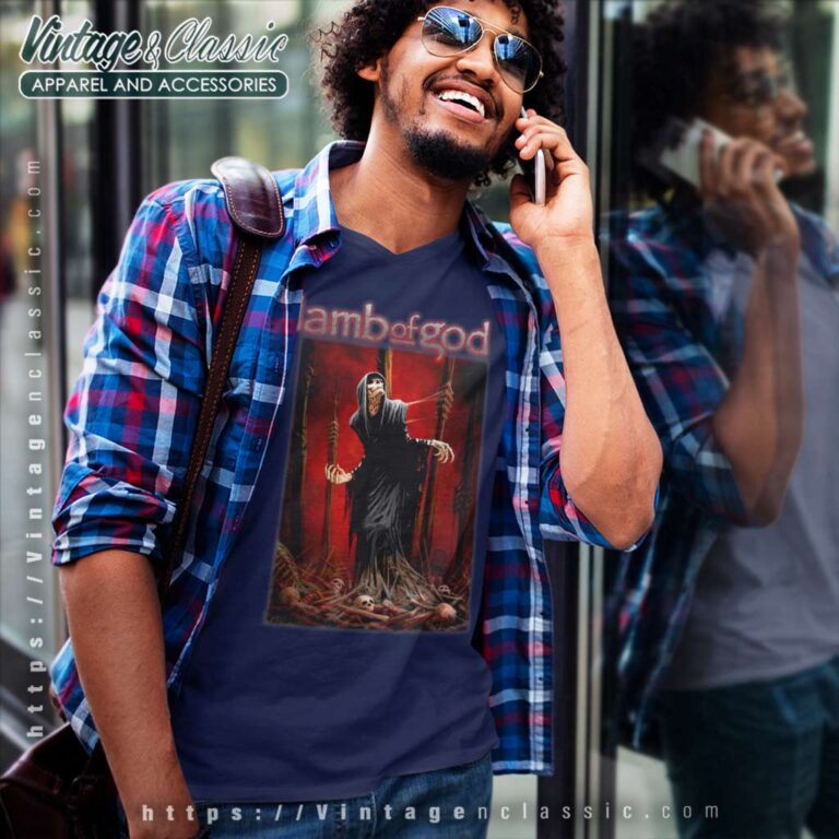 Lamb Of God Shirt Album Wrath V Neck TShirt Lamb Of God Shirt Album Wrath V Neck TShirt