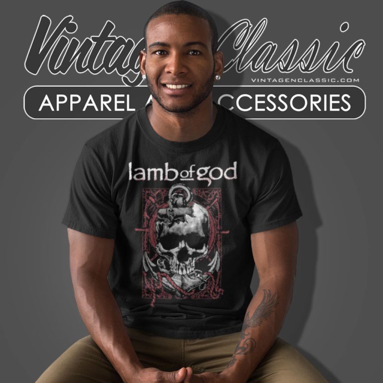Lamb Of God Shirt Anchor Skull T Shirt Lamb Of God Shirt Anchor Skull T Shirt