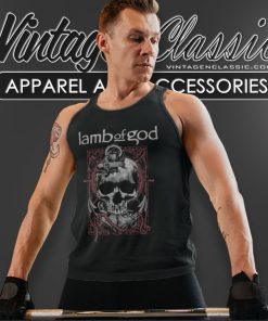 Lamb Of God Shirt Anchor Skull Tank Top Racerback