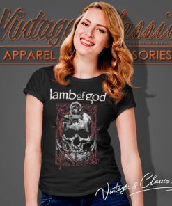 Lamb Of God Shirt Anchor Skull Women T Shirt