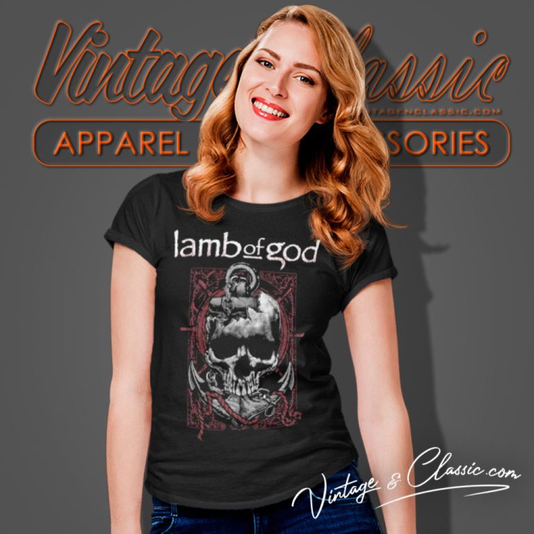 Lamb Of God Shirt Anchor Skull Women T Shirt Lamb Of God Shirt Anchor Skull Women T Shirt