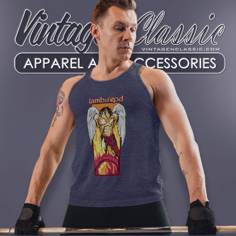 Lamb Of God Shirt As The Palaces Burn Tank Top Racerback Lamb Of God Shirt As The Palaces Burn Tank Top Racerback
