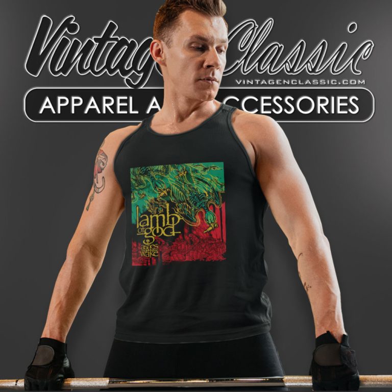 Lamb Of God Shirt Ashes Of The Wake Tank Top Racerback Lamb Of God Shirt Ashes Of The Wake Tank Top Racerback