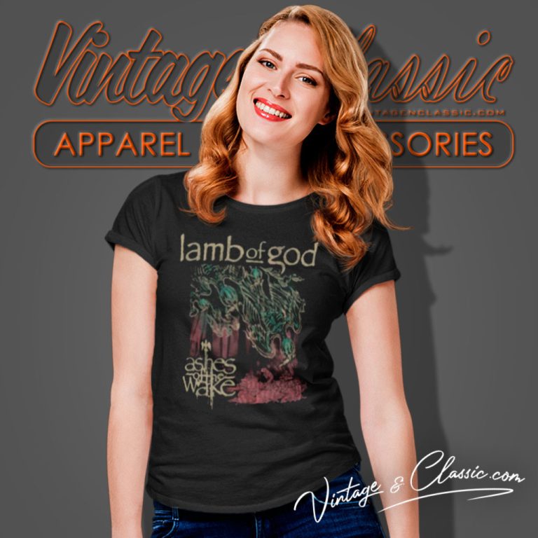 Lamb Of God Shirt Ashes Of The Wake Tracklist Women T Shirt Lamb Of God Shirt Ashes Of The Wake Tracklist Women T Shirt