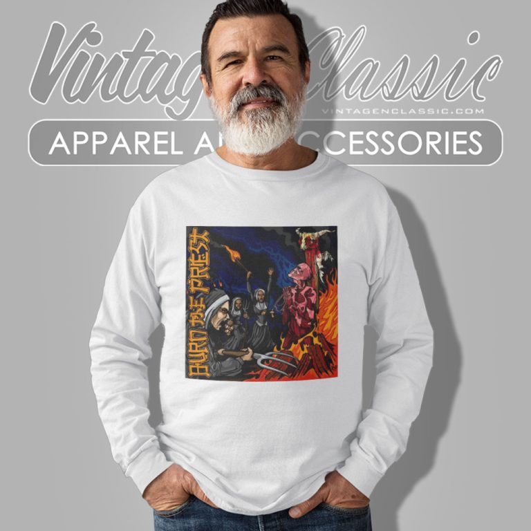 Lamb Of God Shirt Burn The Priest Long Sleeve Tee Lamb Of God Shirt Burn The Priest Long Sleeve Tee