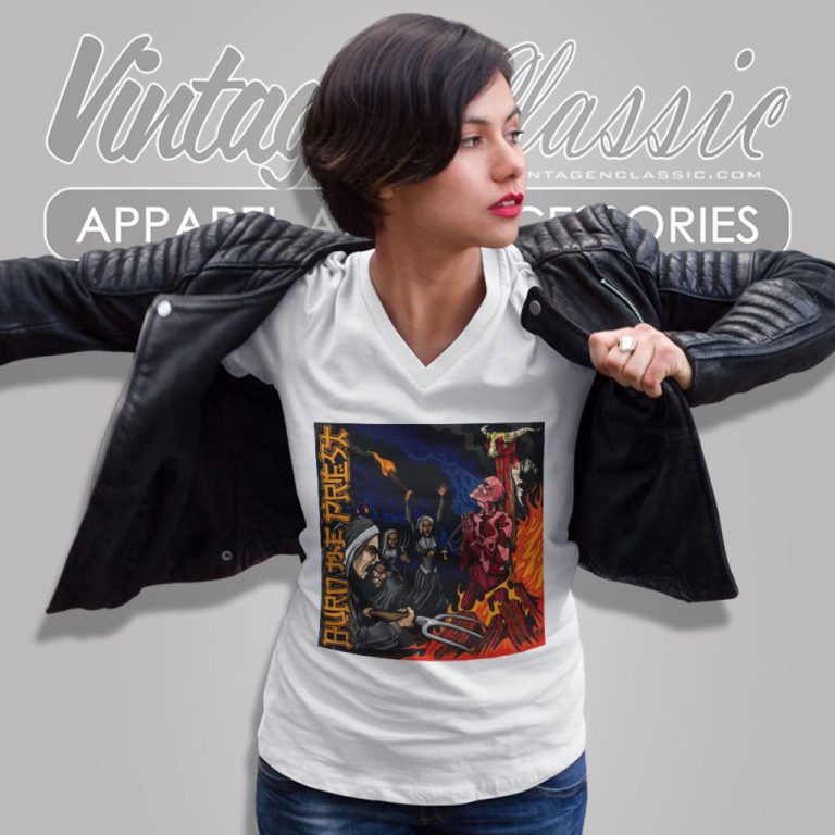 Lamb Of God Shirt Burn The Priest V Neck TShirt Lamb Of God Shirt Burn The Priest V Neck TShirt