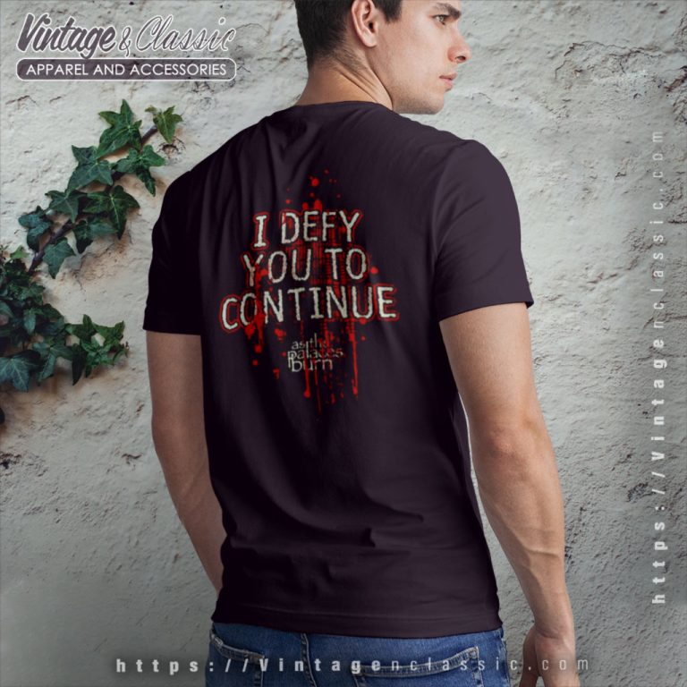Lamb Of God Shirt I Defy You To Continue Backside T Shirt Lamb Of God Shirt I Defy You To Continue Backside T Shirt