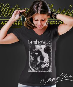 Lamb Of God Shirt Memento Mori Monster V Neck TShirt