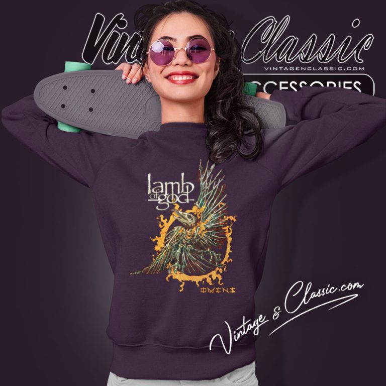 Lamb Of God Shirt Omens Skeleton Eagle Sweatshirt Lamb Of God Shirt Omens Skeleton Eagle Sweatshirt