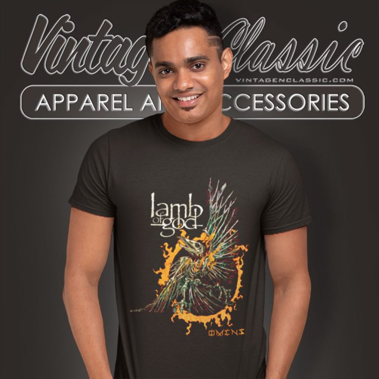 Lamb Of God Shirt Omens Skeleton Eagle T Shirt Lamb Of God Shirt Omens Skeleton Eagle T Shirt