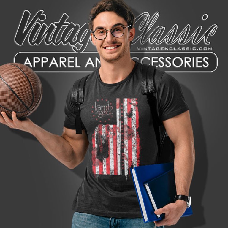 Lamb Of God Shirt Pure American Metal Flag T Shirt Lamb Of God Shirt Pure American Metal Flag T Shirt