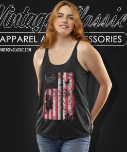 Lamb Of God Shirt Pure American Metal Flag Tank Top Racerback