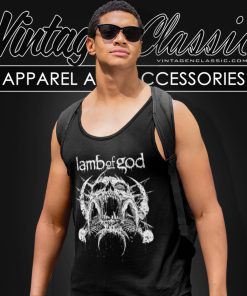 Lamb Of God Shirt Riddick Skull Tank Top Racerback