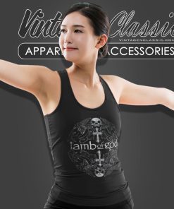 Lamb Of God Shirt Skeleton Eagle Tank Top Racerback