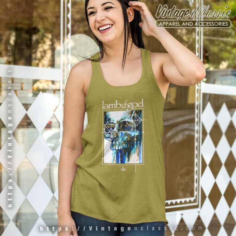 Lamb Of God Shirt Song Memento Mori Skull Tank Top Racerback Lamb Of God Shirt Song Memento Mori Skull Tank Top Racerback