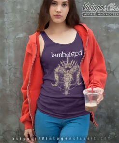 Lamb Of God Steam Skull Tank Top Racerback