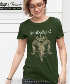 Lamb Of God Steam Skull Women TShirt