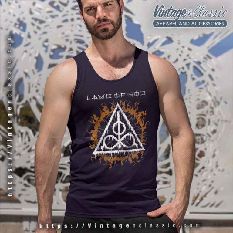 Lamb Of God Symbol And Sun Tank Top Racerback Lamb Of God Symbol And Sun Tank Top Racerback
