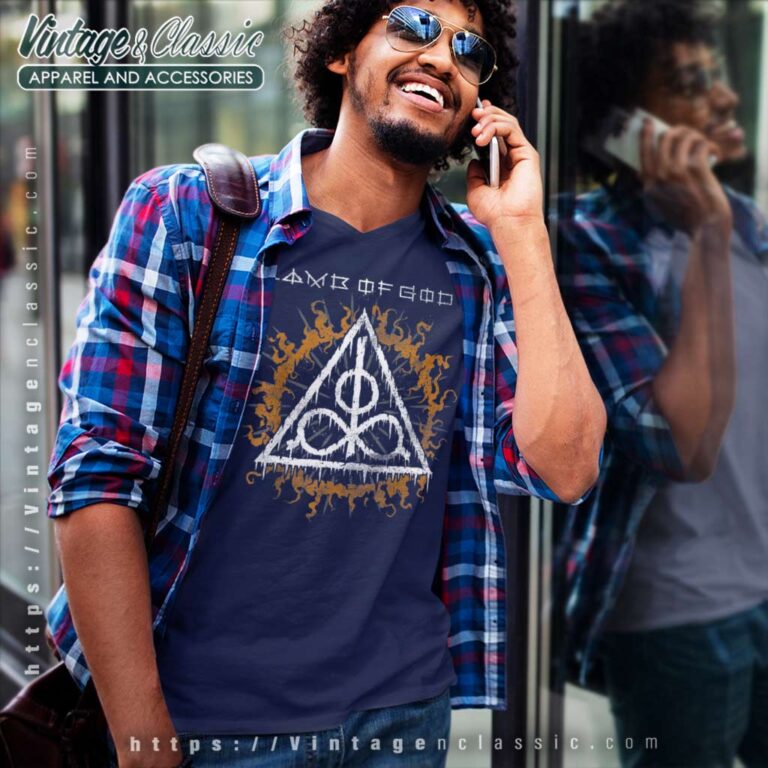 Lamb Of God Symbol And Sun V Neck TShirt Lamb Of God Symbol And Sun V Neck TShirt