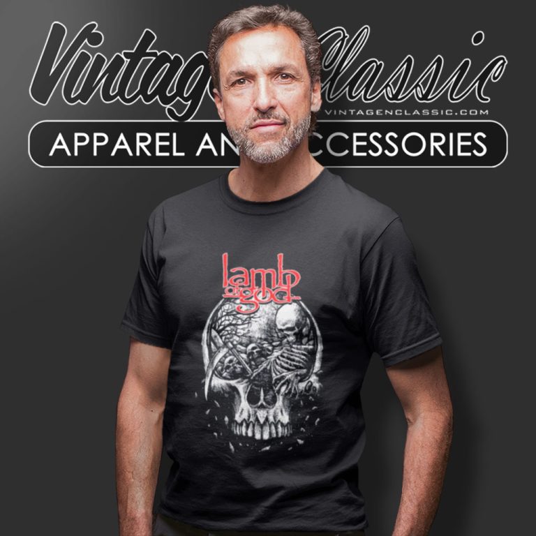 Lamb Of God Tomb Skull T Shirt Lamb Of God Tomb Skull T Shirt
