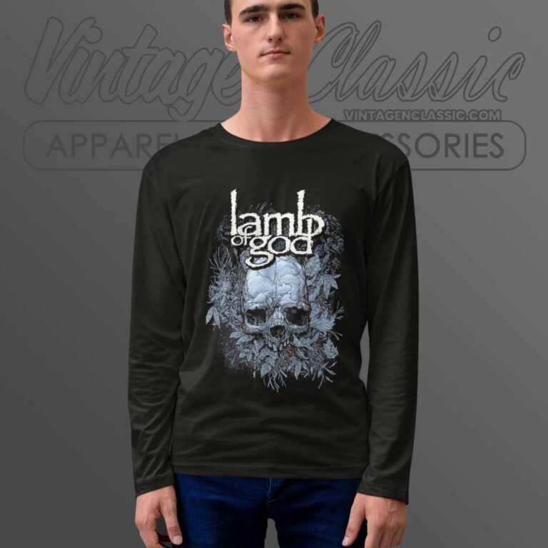 Lamb Of God Vans Skull Long Sleeve Tee Lamb Of God Vans Skull Long Sleeve Tee