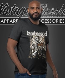 Lamb Of God Violin Skull T Shirt