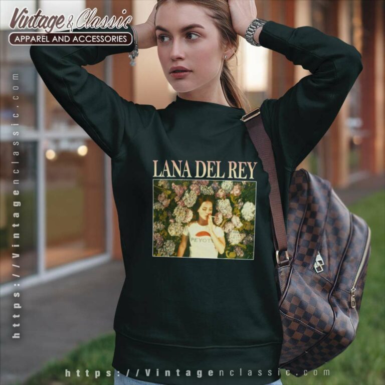 Lana Del Rey Flower Smoke Sweatshirt Lana Del Rey Flower Smoke Sweatshirt