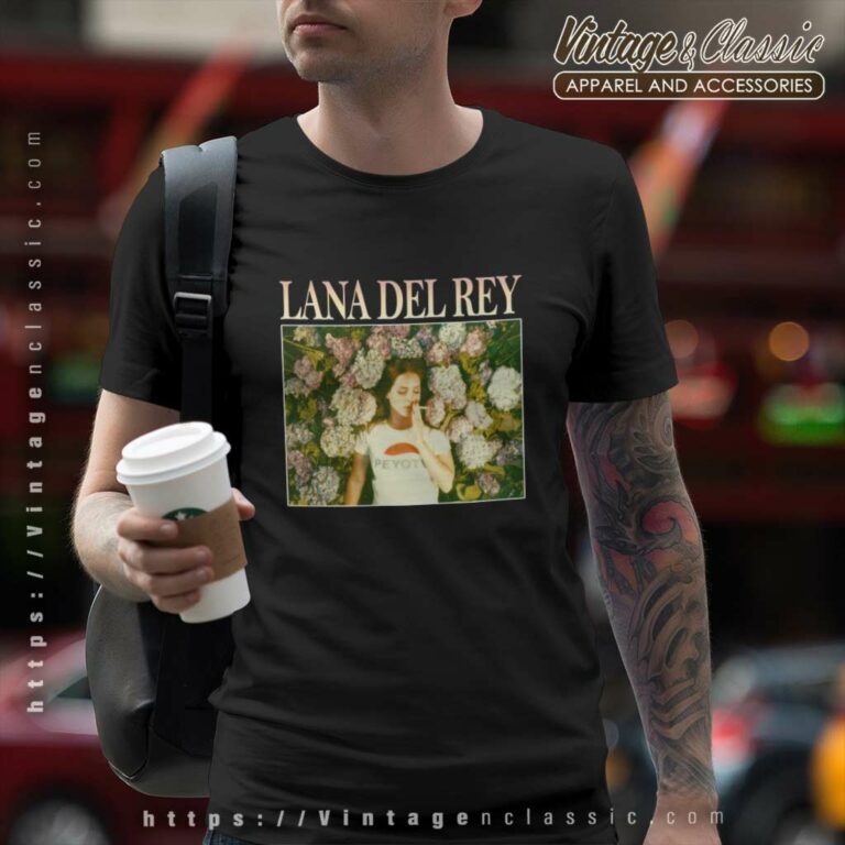 Lana Del Rey Flower Smoke T Shirt Lana Del Rey Flower Smoke T Shirt