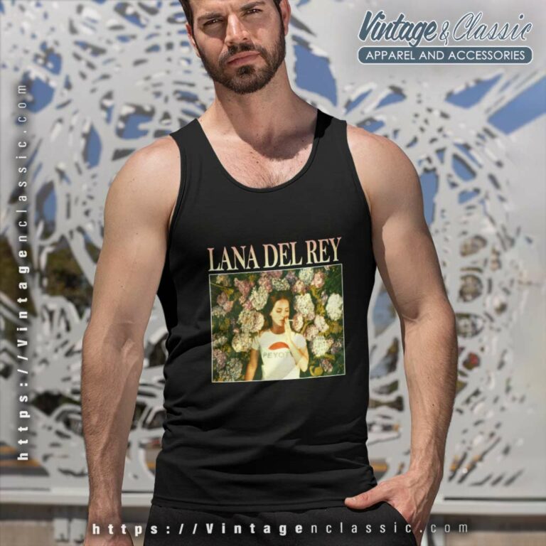 Lana Del Rey Flower Smoke Tank Top Racerback Lana Del Rey Flower Smoke Tank Top Racerback