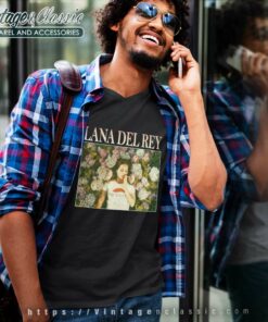 Lana Del Rey Flower Smoke Shirt 6 Lana Del Rey Flower Smoke V Neck TShirt