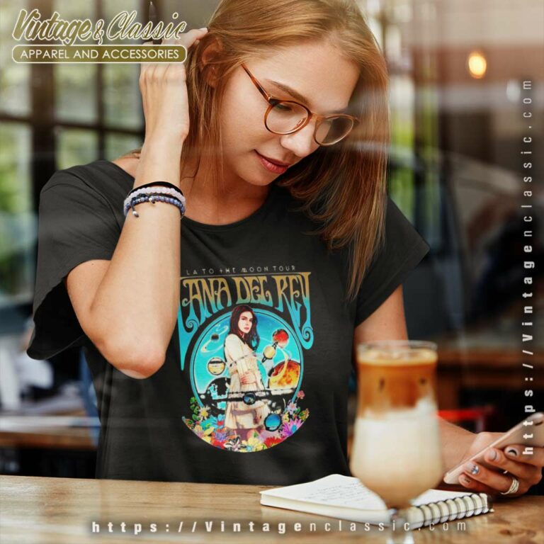 Lana Del Rey Shirt LA To The Moon Tour Women TShirt Lana Del Rey Shirt LA To The Moon Tour Women TShirt