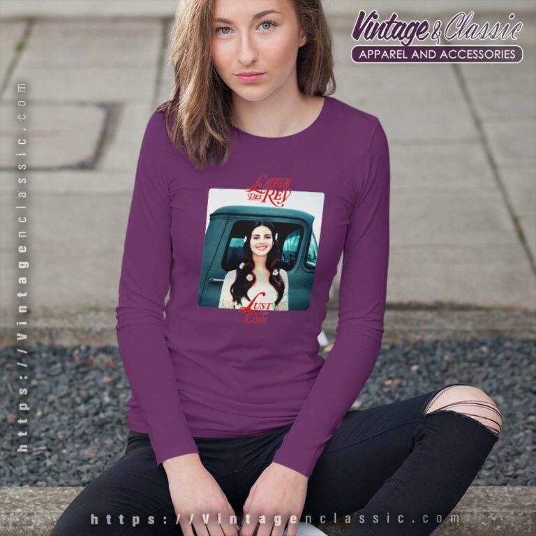Lana Del Rey Shirt Lust For Life Long Sleeve Tee Lana Del Rey Shirt Lust For Life Long Sleeve Tee