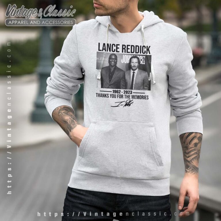 Lance Reddick Thank You For The Memories Hoodie Lance Reddick Thank You For The Memories Hoodie