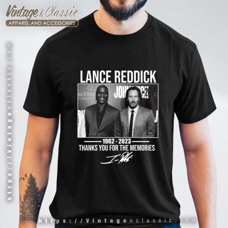 Lance Reddick Thank You For The Memories Shirt Lance Reddick Thank You For The Memories Shirt