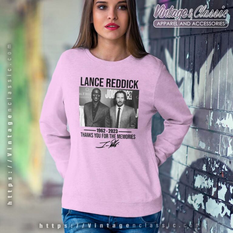 Lance Reddick Thank You For The Memories Sweatshirt Lance Reddick Thank You For The Memories Sweatshirt