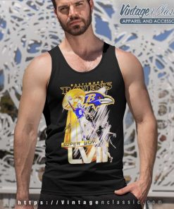 Larry Jackson Baltimore Ravens Super Bowl Signature Tank Top Racerback