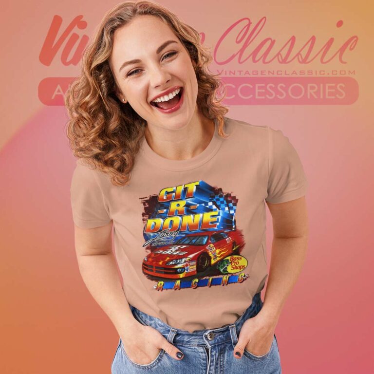 Larry The Cable Guy Git R Done Racing Nascar Women TShirt Larry The Cable Guy Git R Done Racing Nascar Women TShirt