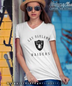 Las Oakland Raiders Forever A Fan V Neck TShirt