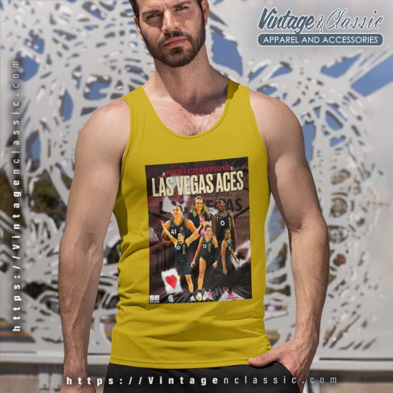 Las Vegas Aces 2023 Wnba Champions Tank Top Racerback Las Vegas Aces 2023 Wnba Champions Tank Top Racerback