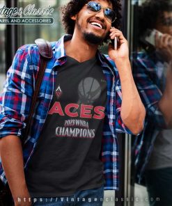 Las Vegas Aces Winner Wnba 2023 Champions Shirt 4 Las Vegas Aces Winner Wnba 2023 Champions V Neck TShirt