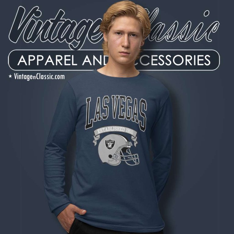 Las Vegas Establishd 1960 Raiders Nevada Long Sleeve Tee Las Vegas Establishd 1960 Raiders Nevada Long Sleeve Tee