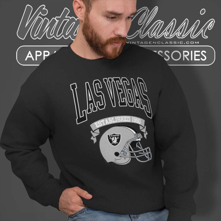 Las Vegas Establishd 1960 Raiders Nevada Sweatshirt Las Vegas Establishd 1960 Raiders Nevada Sweatshirt