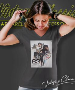 Las Vegas Raiders 63 Points Shirt Most Points In Raider History 4 Las Vegas Raiders 63 Points Shirt Most Points In Raider History V Neck TShirt