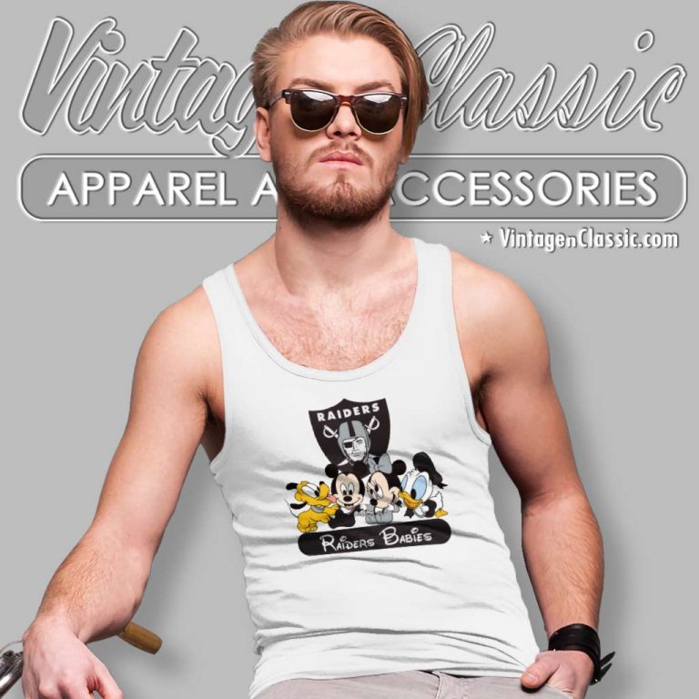 Las Vegas Raiders Babies Disney Tank Top Racerback Las Vegas Raiders Babies Disney Tank Top Racerback