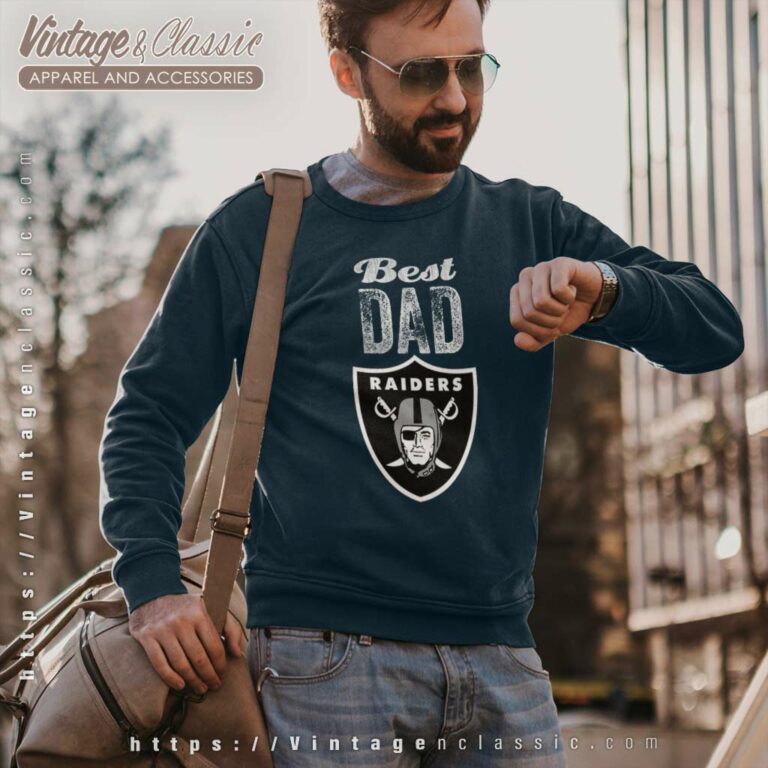 Las Vegas Raiders Best Dad Sweatshirt Las Vegas Raiders Best Dad Sweatshirt