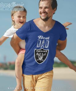 Las Vegas Raiders Best Dad V neck