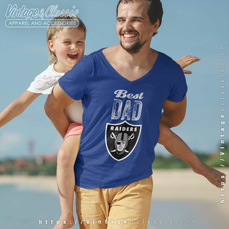 Las Vegas Raiders Best Dad V neck Las Vegas Raiders Best Dad V neck