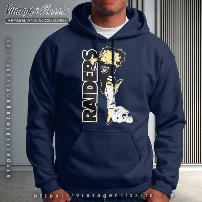 Las Vegas Raiders Betty Boop Fan Hoodie Las Vegas Raiders Betty Boop Fan Hoodie